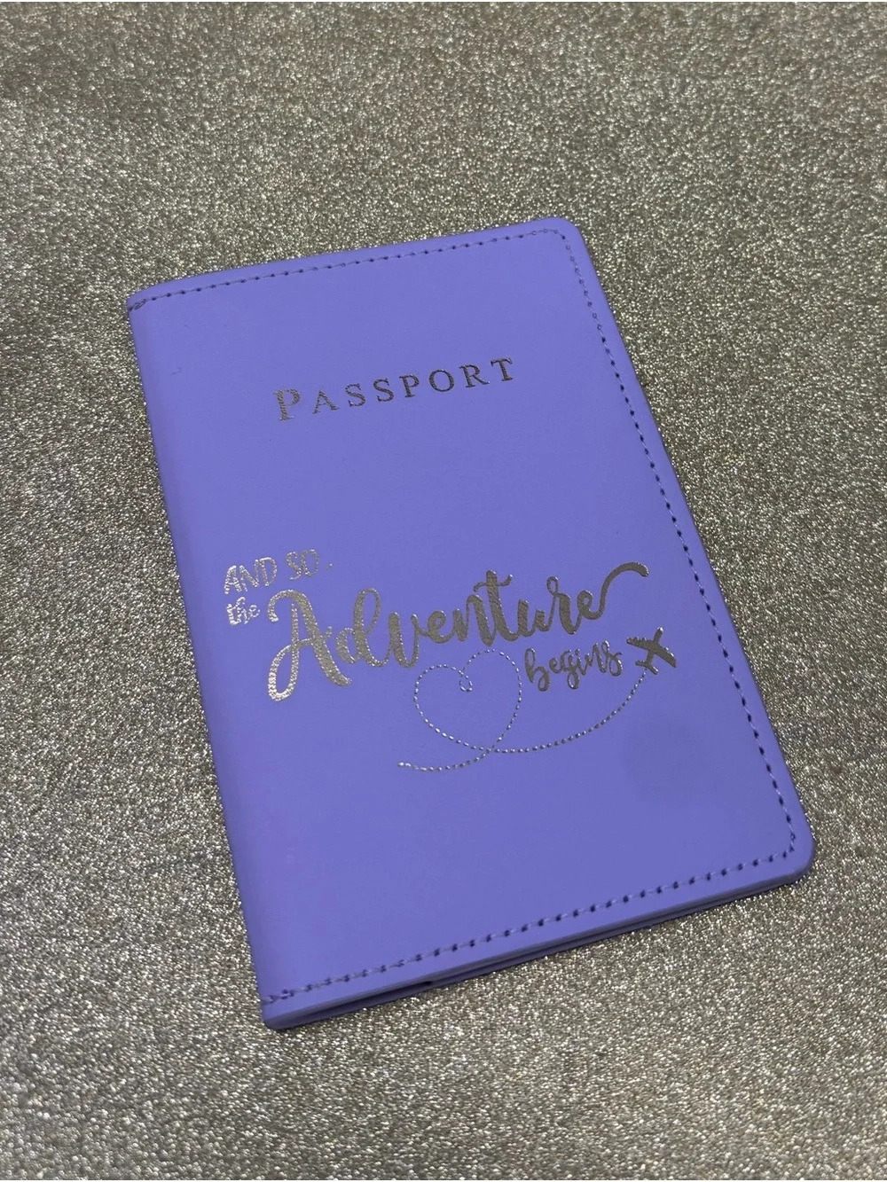 Passport Holder & Luggage Tag Set - Lavender 